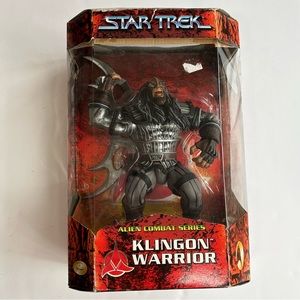 🆕 1999 Star Trek Alien Combat Series Klingon Warrior (Playmates)